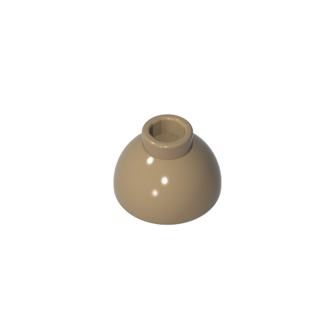 Gobricks,Brick Round 1.5 x 1.5 Dome Top [Plain],20952,37840