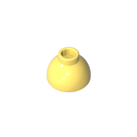 Gobricks,Brick Round 1.5 x 1.5 Dome Top [Plain],20952,37840
