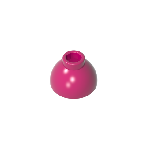 Gobricks,Brick Round 1.5 x 1.5 Dome Top [Plain],20952,37840