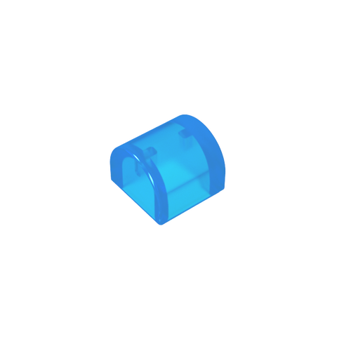 Gobricks,Brick Curved 1 x 1 x 2/3 Double Curved Top, No Studs,49307