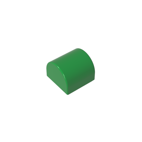 Gobricks,Brick Curved 1 x 1 x 2/3 Double Curved Top, No Studs,49307