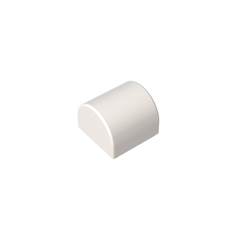 Gobricks,Brick Curved 1 x 1 x 2/3 Double Curved Top, No Studs,49307
