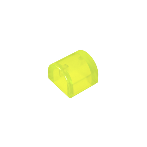 Gobricks,Brick Curved 1 x 1 x 2/3 Double Curved Top, No Studs,49307