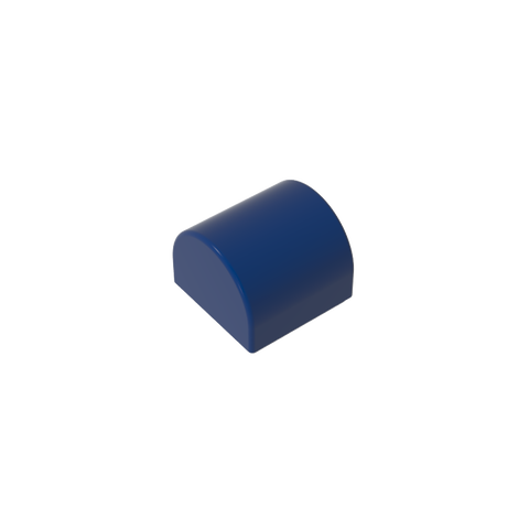 Gobricks,Brick Curved 1 x 1 x 2/3 Double Curved Top, No Studs,49307