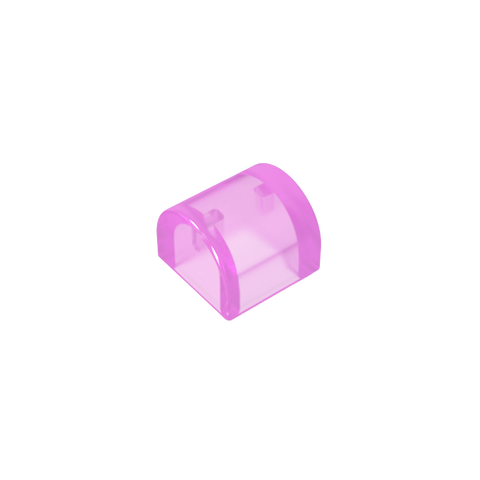 Gobricks,Brick Curved 1 x 1 x 2/3 Double Curved Top, No Studs,49307