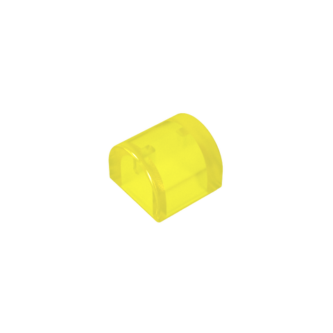 Gobricks,Brick Curved 1 x 1 x 2/3 Double Curved Top, No Studs,49307