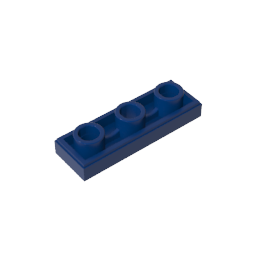Gobricks,Tile Special 1 x 3 Inverted with Center Hole,35459