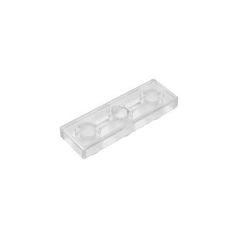 Gobricks,Tile Special 1 x 3 Inverted with Center Hole,35459