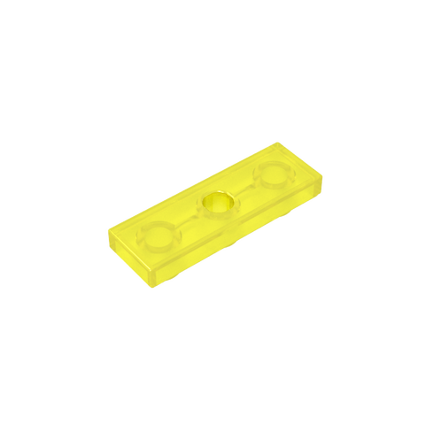 Gobricks,Tile Special 1 x 3 Inverted with Center Hole,35459