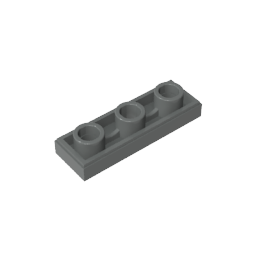 Gobricks,Tile Special 1 x 3 Inverted with Center Hole,35459