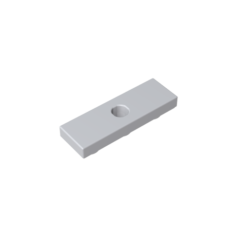 Gobricks,Tile Special 1 x 3 Inverted with Center Hole,35459