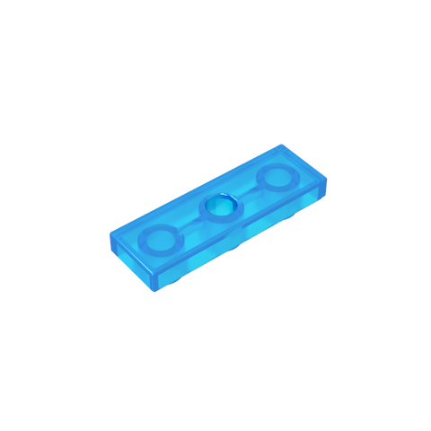 Gobricks,Tile Special 1 x 3 Inverted with Center Hole,35459