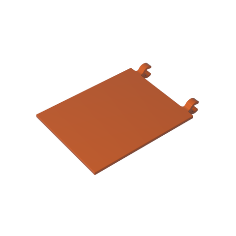 Gobricks,Flag 6 x 4 with O-Clips,2525