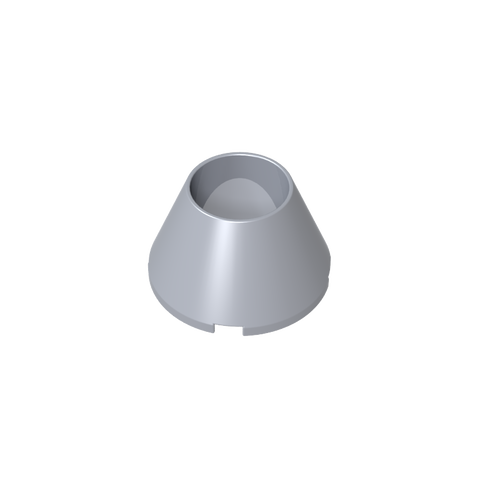 Gobricks,Cone 4 x 4 x 2 Hollow No Studs,4742