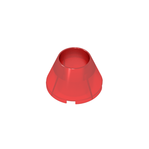 Gobricks,Cone 4 x 4 x 2 Hollow No Studs,4742
