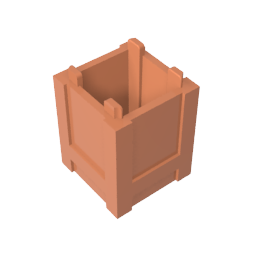 Gobricks,Container Box 2 x 2 x 2 - Top Opening,61780
