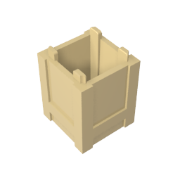 Gobricks,Container Box 2 x 2 x 2 - Top Opening,61780