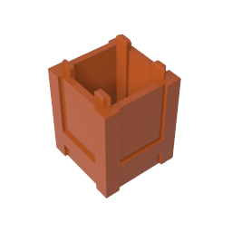 Gobricks,Container Box 2 x 2 x 2 - Top Opening,61780