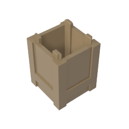 Gobricks,Container Box 2 x 2 x 2 - Top Opening,61780