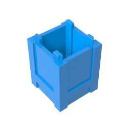 Gobricks,Container Box 2 x 2 x 2 - Top Opening,61780