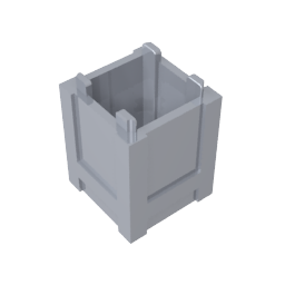 Gobricks,Container Box 2 x 2 x 2 - Top Opening,61780
