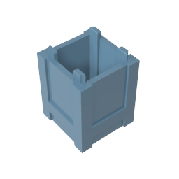 Gobricks,Container Box 2 x 2 x 2 - Top Opening,61780