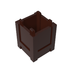Gobricks,Container Box 2 x 2 x 2 - Top Opening,61780