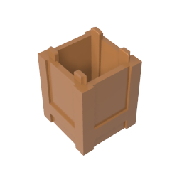 Gobricks,Container Box 2 x 2 x 2 - Top Opening,61780