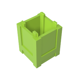 Gobricks,Container Box 2 x 2 x 2 - Top Opening,61780