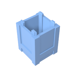 Gobricks,Container Box 2 x 2 x 2 - Top Opening,61780