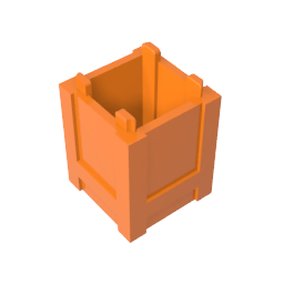 Gobricks,Container Box 2 x 2 x 2 - Top Opening,61780