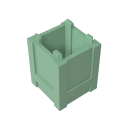 Gobricks,Container Box 2 x 2 x 2 - Top Opening,61780