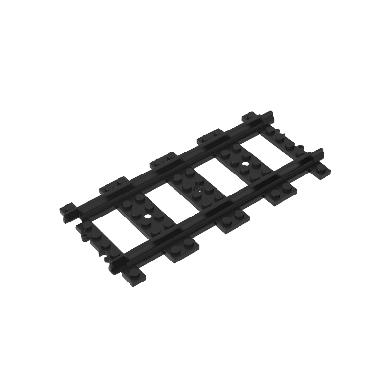 Gobricks,Vehicle Track, Train, Plastic (RC Trains) Straight,53401,17275