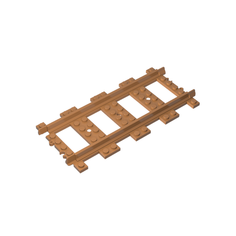 Gobricks,Vehicle Track, Train, Plastic (RC Trains) Straight,53401,17275