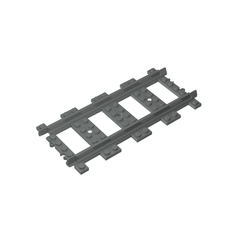 Gobricks,Vehicle Track, Train, Plastic (RC Trains) Straight,53401,17275