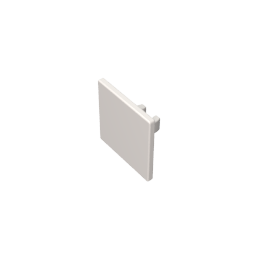 Gobricks,Road Sign Clip-on 2 x 2 Square [Thick Open O Clip],15210