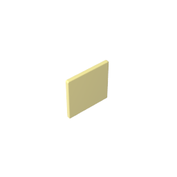 Gobricks,Road Sign Clip-on 2 x 2 Square [Thick Open O Clip],15210
