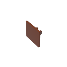 Gobricks,Road Sign Clip-on 2 x 2 Square [Thick Open O Clip],15210