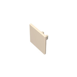 Gobricks,Road Sign Clip-on 2 x 2 Square [Thick Open O Clip],15210
