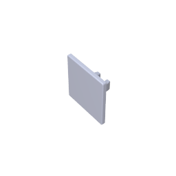 Gobricks,Road Sign Clip-on 2 x 2 Square [Thick Open O Clip],15210