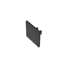 Gobricks,Road Sign Clip-on 2 x 2 Square [Thick Open O Clip],15210