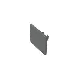 Gobricks,Road Sign Clip-on 2 x 2 Square [Thick Open O Clip],15210