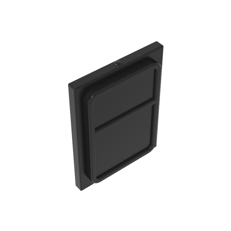 Gobricks,Glass for Train Door Lip On All Sides,35157