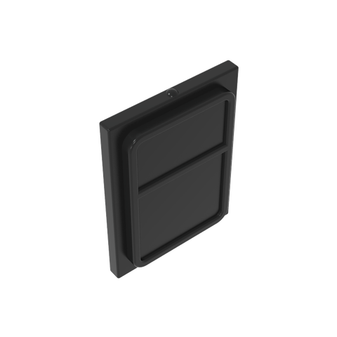 Gobricks,Glass for Train Door Lip On All Sides,35157