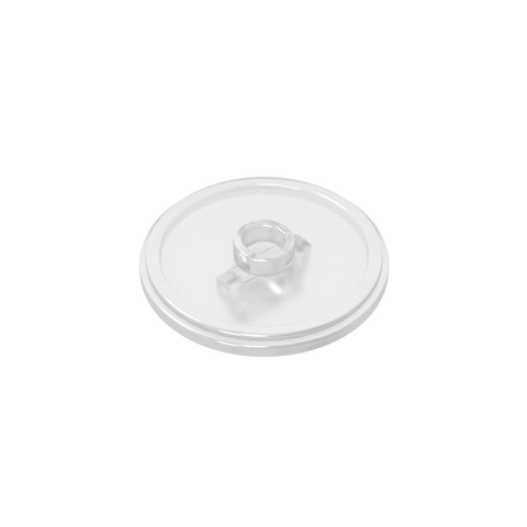 Gobricks,Minifig Shield Round with Stud and Raised Rim [Plain],91884
