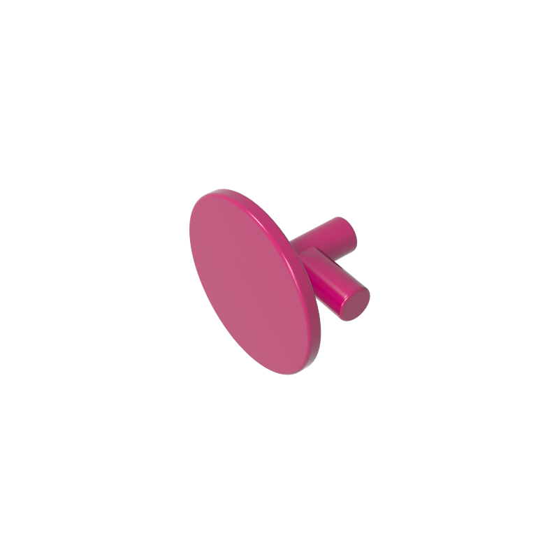 Gobricks,Minifig Shield Round Flat [Plain],59231