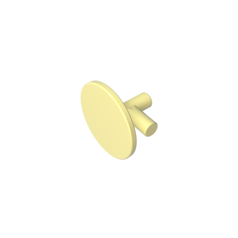 Gobricks,Minifig Shield Round Flat [Plain],59231