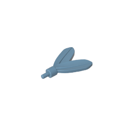 Gobricks,Headwear Accessory Plume/ Feathers with Pin,30126