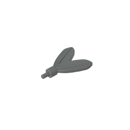 Gobricks,Headwear Accessory Plume/ Feathers with Pin,30126