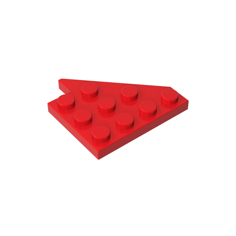 Gobricks,Wedge Plate 4 x 4 Wing Left,3936